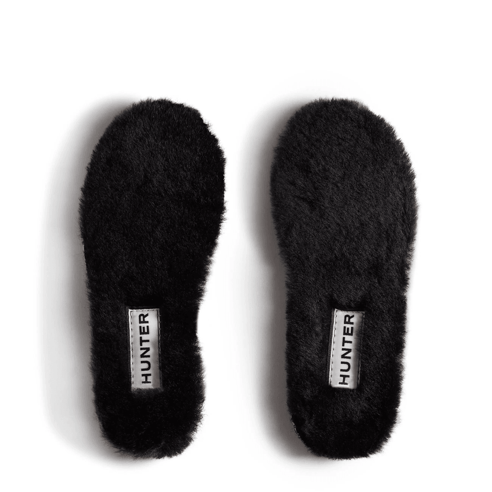 Hunter Kinder Shearling Inlegzolen Zwart