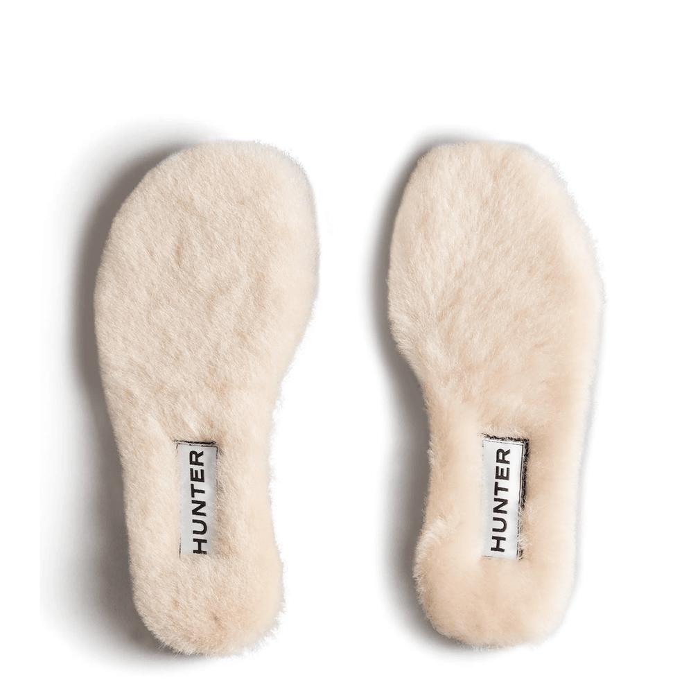 Hunter Kids Shearling Insoles Natural