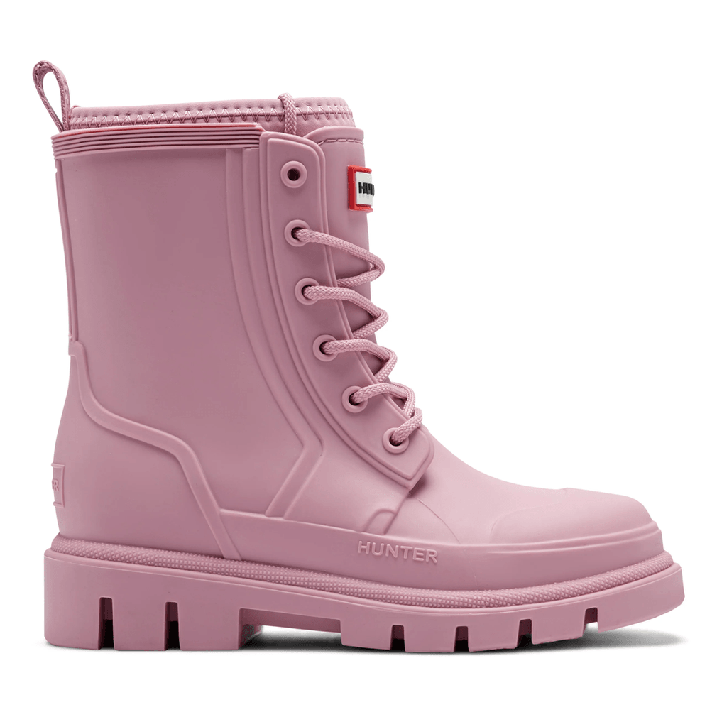 Hunter Stomper Veterlaarsjes Voor Oudere Kinderen, Waterdicht, Halfhoge Laarsjes, Medium Roze