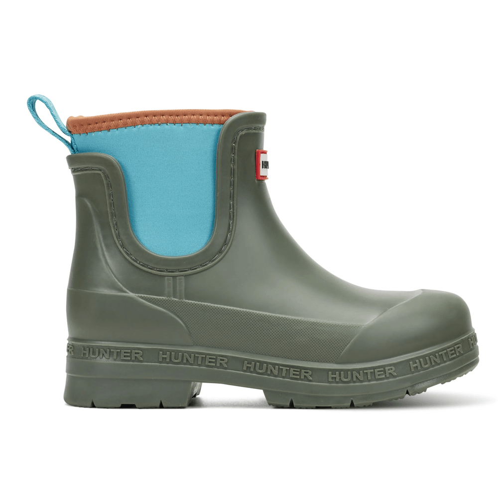 Hunter Waterdichte Neopreen Chelsea Boots Voor Grote Kinderen, Medium Groen