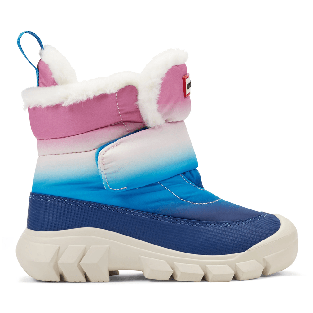 Hunter Kleine Kinderen Iglo Lug Zool Geïsoleerde Waterdichte Sneeuwlaarzen Blauw Multi