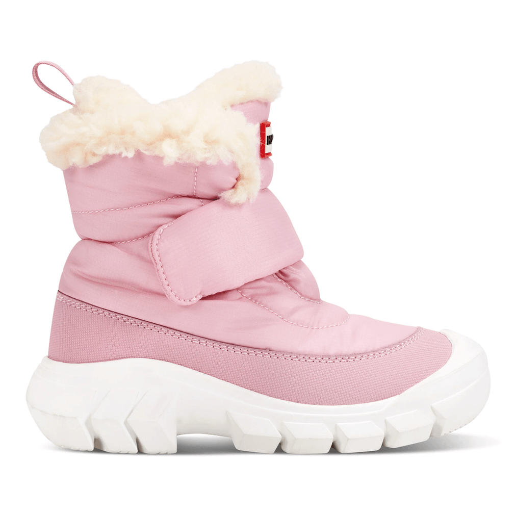 Hunter Little Kids Igloo Lug Sole Insulated Waterproof Snow Boots Light Pink