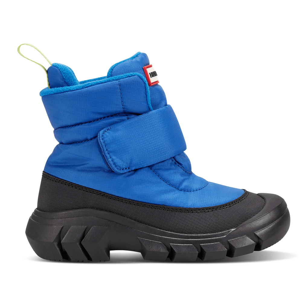 Hunter Little Kids Igloo Lug Sole Insulated Waterproof Snow Boots Medium Blue
