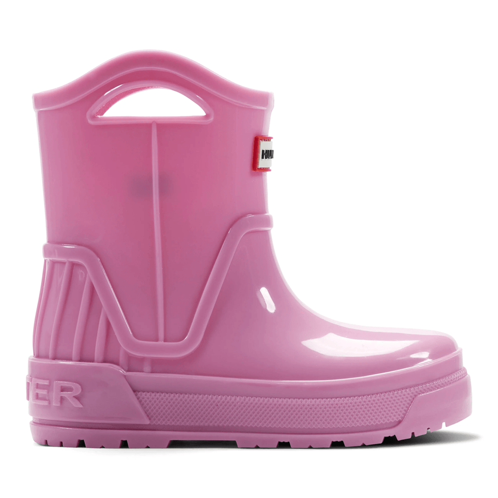 Hunter Little Kids Georgey Waterdichte Regenlaarzen Donkerroze