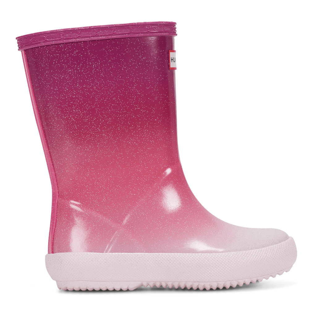 Hunter Laarzen Voor Kinderen, First Starcloud Regenlaarzen, Magenta Flux