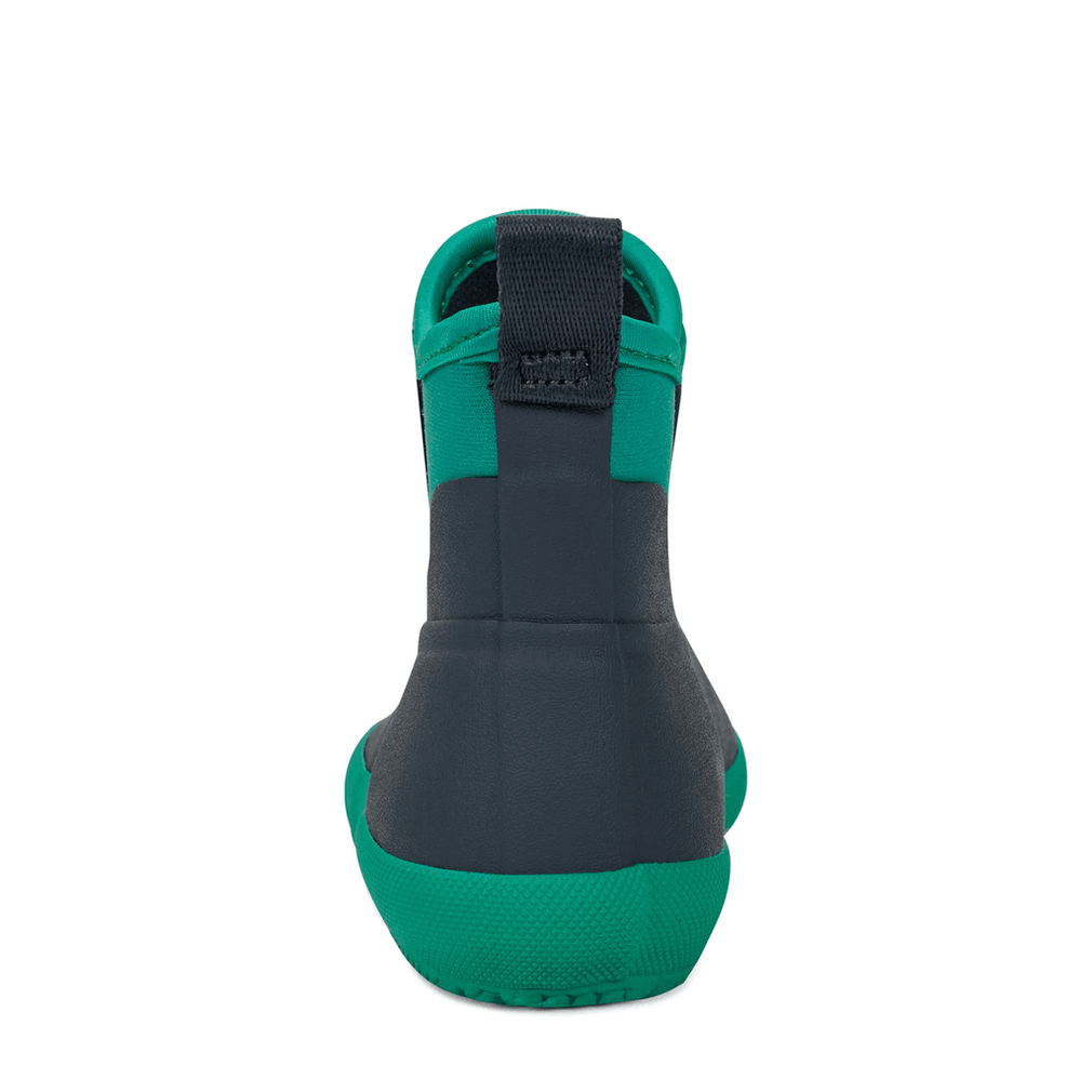 Hunter Little Kids Finley Aantrekbare Waterdichte Regenlaarzen Navy/groen