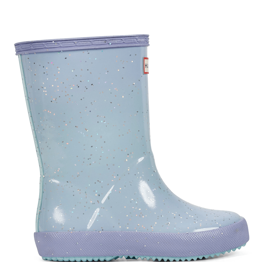 Hunter Kinder Eerste Gigantische Glitter Regenlaarzen Medium Paars