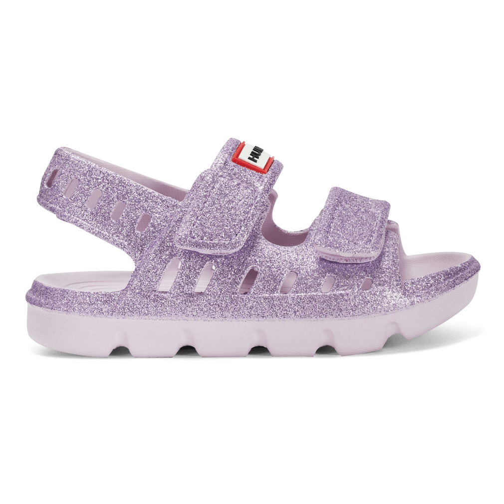 Hunter Little Kids Dottie Slingback Casual Flat Sandals Medium Purple