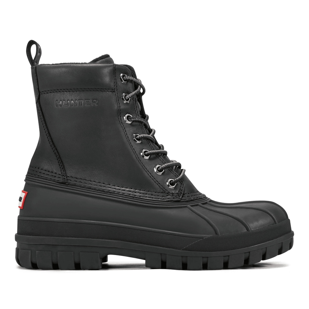 Hunter Southall Geïsoleerde Waterdichte Duck Boots Voor Heren, Zwart