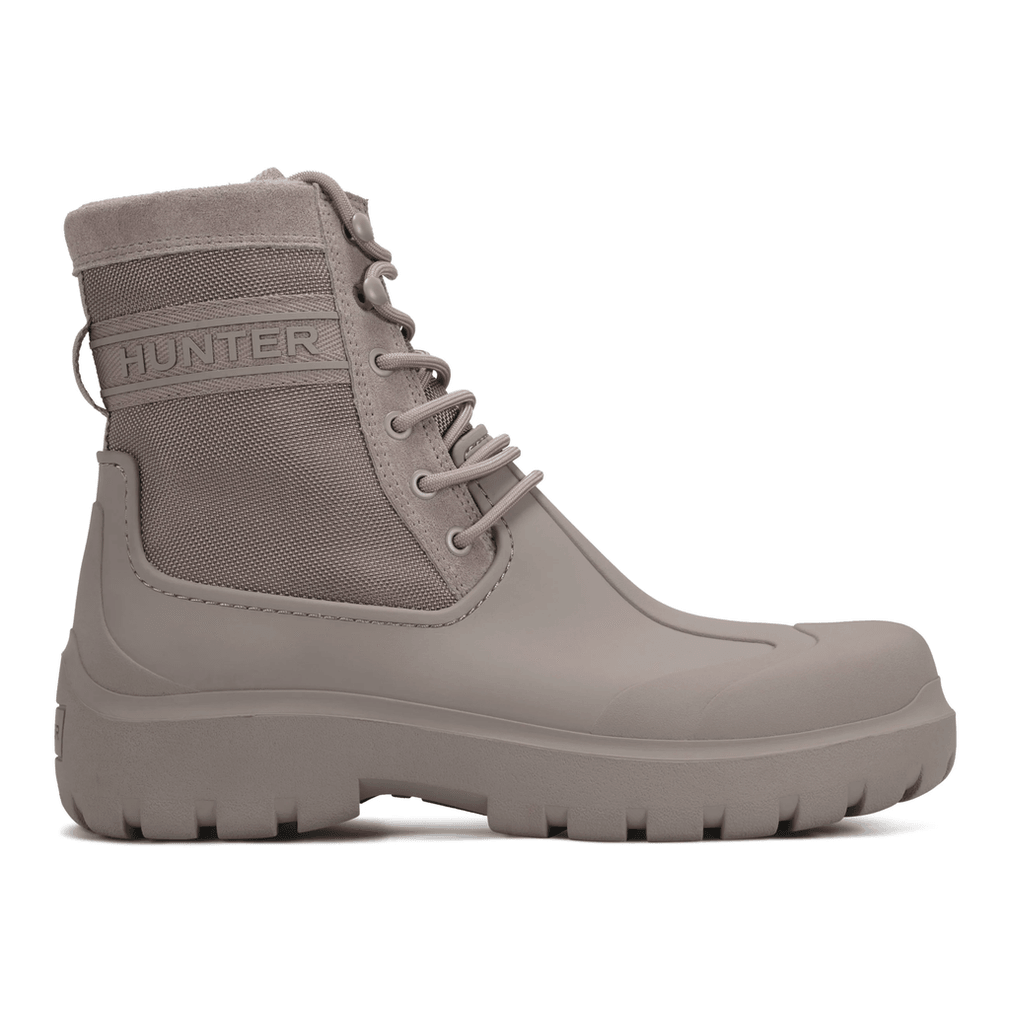 Hunter Men's London Insulated Waterproof Duck Boots Medium Natural