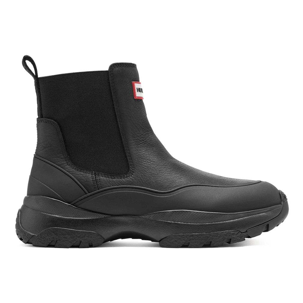 Hunter Landon Waterdichte Chelsea Boots Voor Heren, Zwart