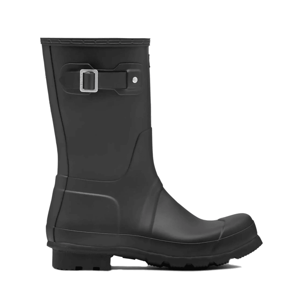 Hunter Men's Original Short Rain Boots Black