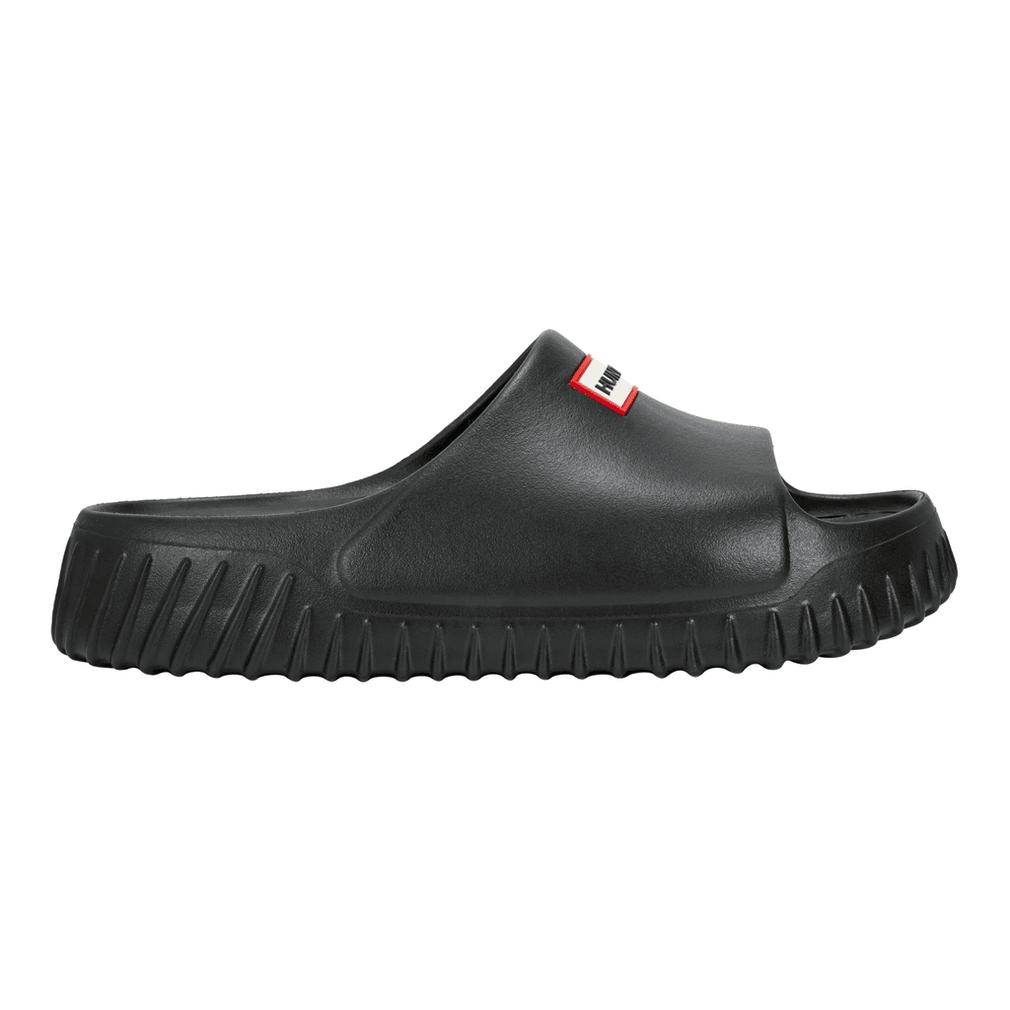 Hunter Finn Instappers Voor Heren, Open Teen, Casual Sandalen, Zwart