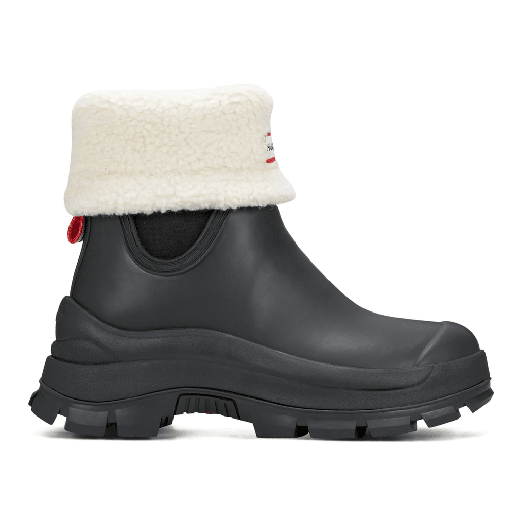 Hunter Dames Esme Waterdichte Sneeuwlaarzen Met Profielzool, Zwart