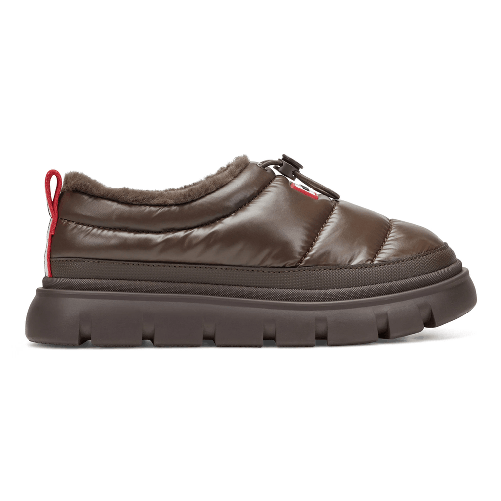 Hunter Madi Slip-on Muiltjes Voor Dames, Geïsoleerd, Waterbestendig, Donkerbruin