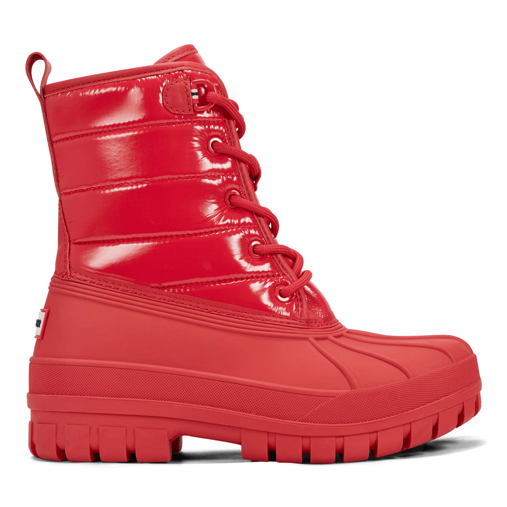 Hunter Stanly Geïsoleerde Waterdichte Duck Boots Voor Dames, Medium Rood