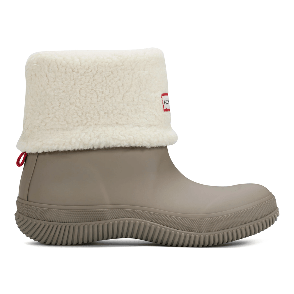 Hunter Thunor Geïsoleerde Oprolbare Waterdichte Sneeuwlaarzen Voor Dames, Geschikt Voor Binnen En Buiten, Medium Natural