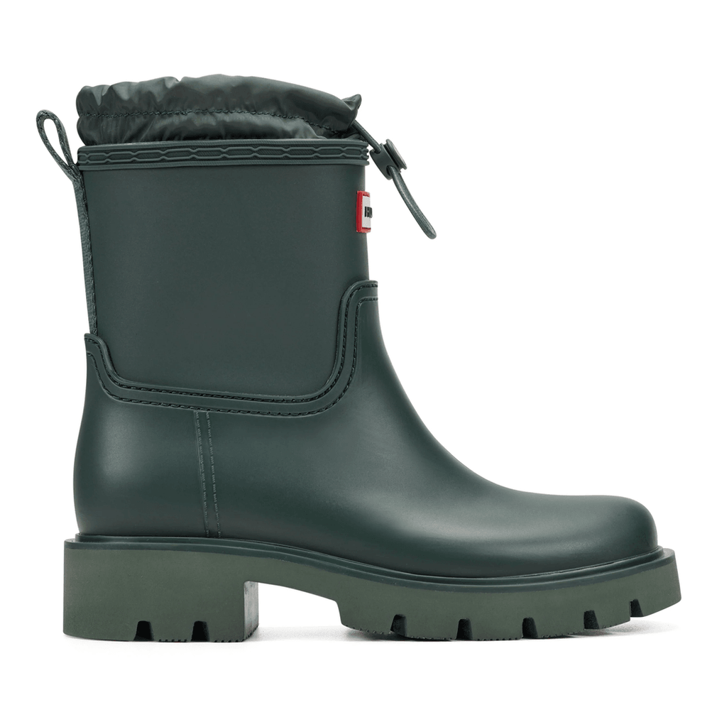 Hunter Cillian Veterlaars Met Profielzool Voor Dames, Donkergroen