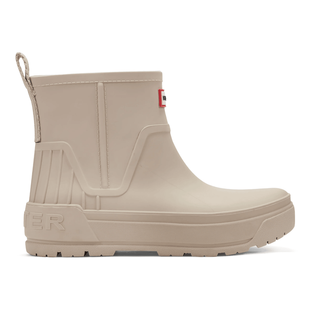 Hunter Women's Wales Waterproof Rain Booties Light Natural