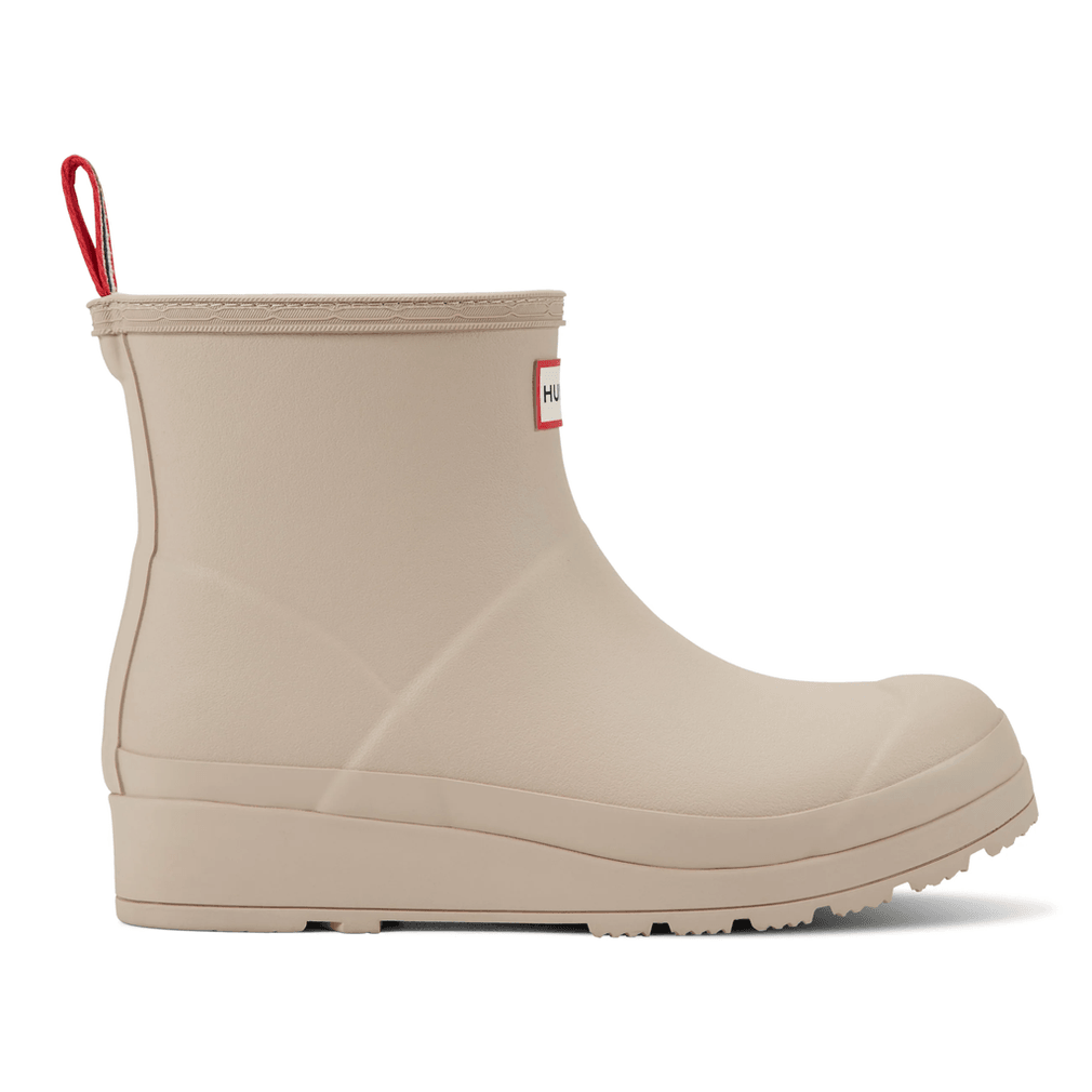 Hunter Women's PLAY™ Insulated Vegan Shearling Short Rain Boots Light Natural