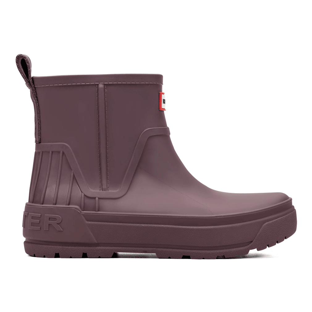 Hunter Women's Wales Waterproof Rain Booties Dark Red