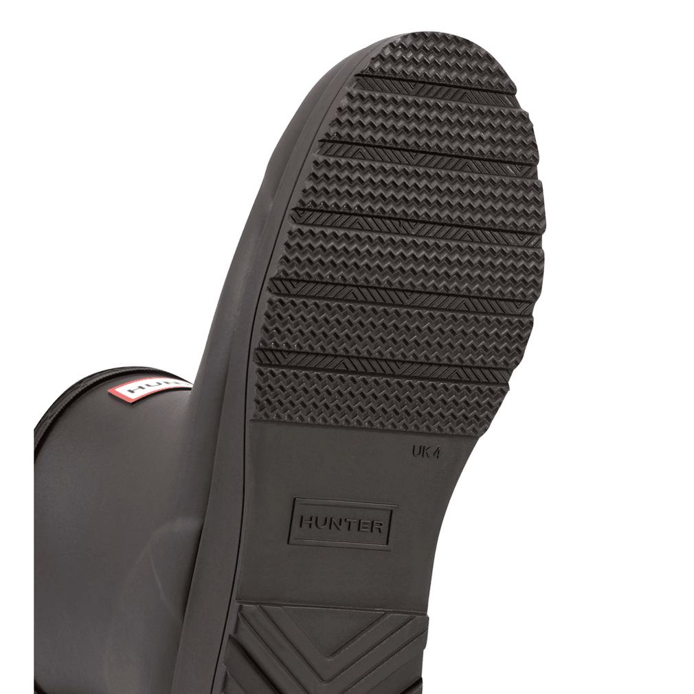 Hunter Dames Play™ Geïsoleerde Vegan Shearling Korte Regenlaarzen Donkerbruin