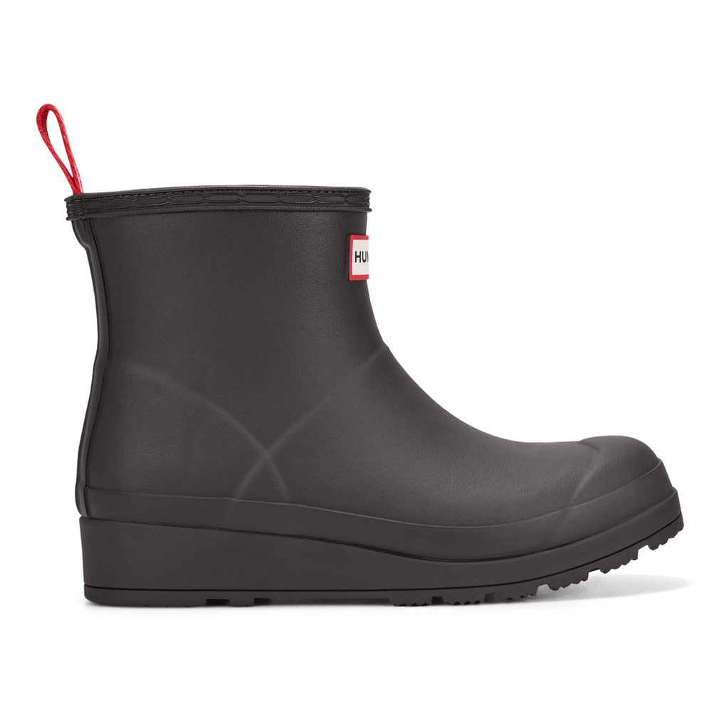 Hunter Women's PLAY™ Insulated Vegan Shearling Short Rain Boots Dark Brown