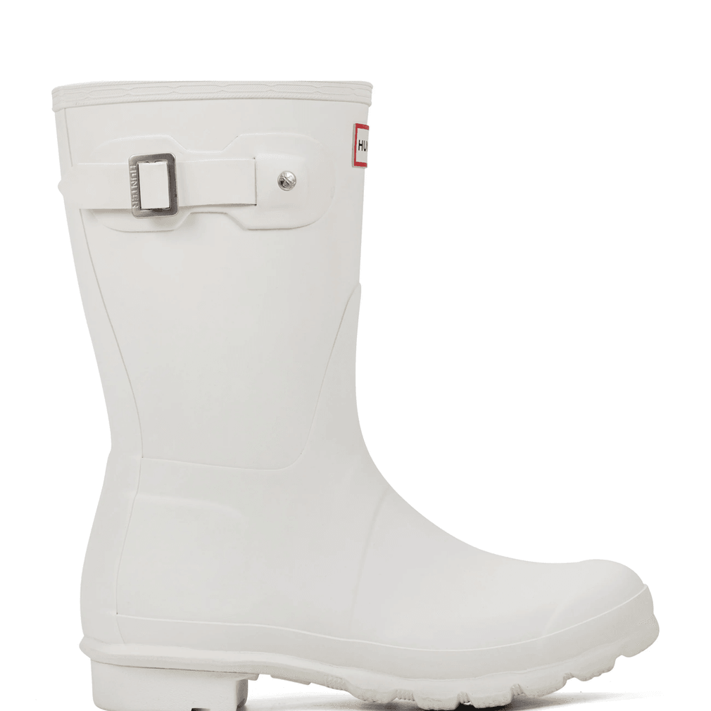 Hunter Original Korte Regenlaarzen Voor Dames, Ivoor