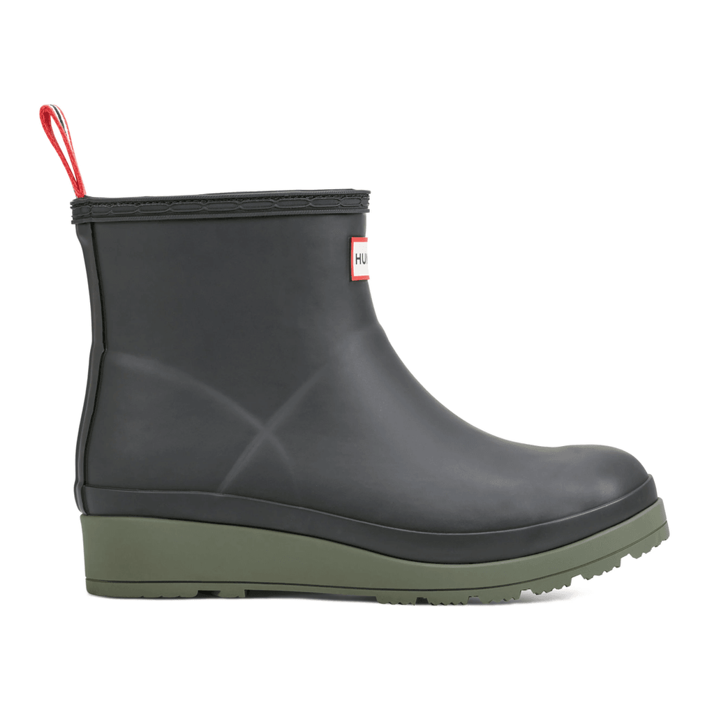 Hunter Women's PLAY™ Insulated Vegan Shearling Short Rain Boots Black