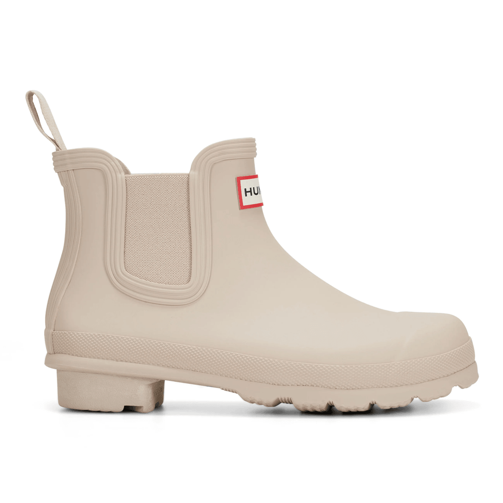 Hunter Dames Original Chelsea Boots Licht Naturel