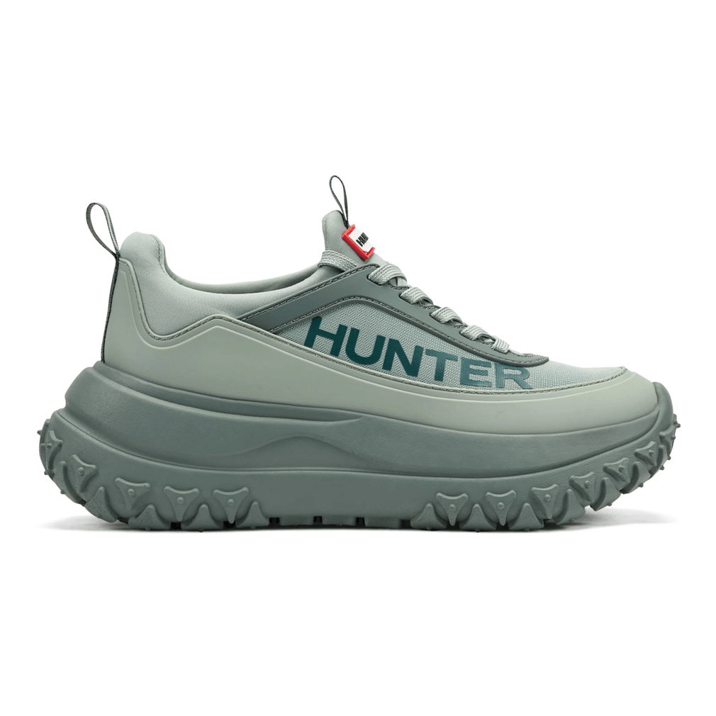 Hunter Miller Vetersneakers Voor Dames, Medium Groen