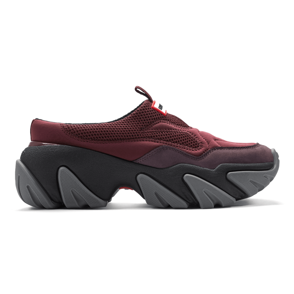 Hunter Darisa Slip-on Vrijetijdsschoenen Voor Dames, Donkerrood