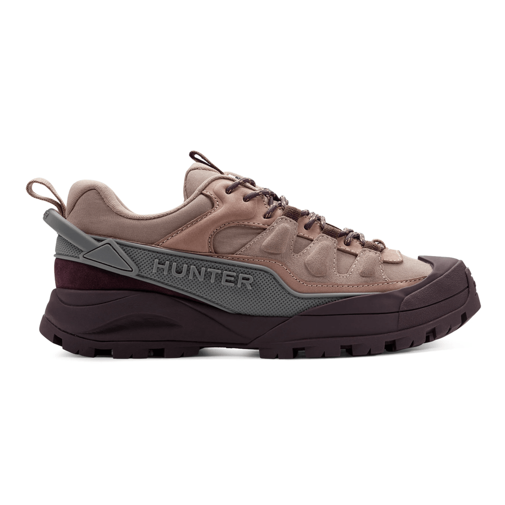 Hunter Nicia Vetersluiting Casual Waterdichte Sneakers Voor Dames Roze