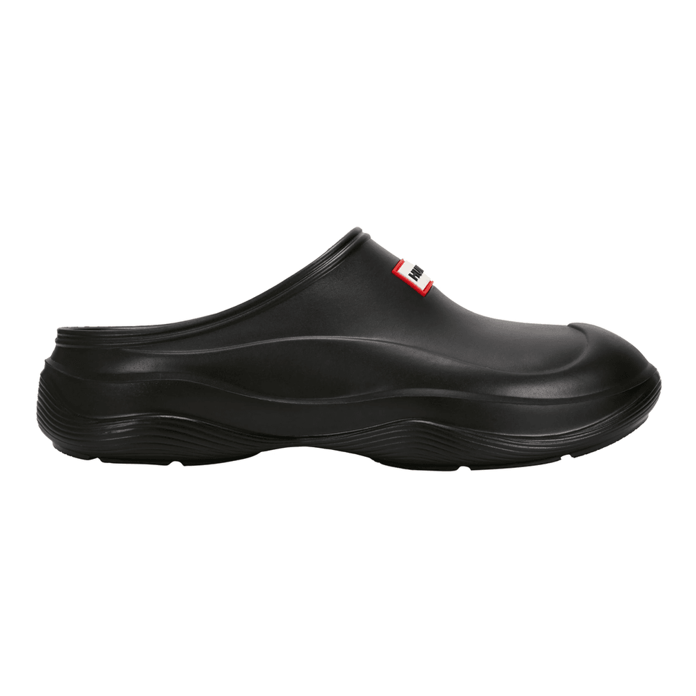 Hunter Elana Casual Slip-on Clogs Voor Dames, Zwart
