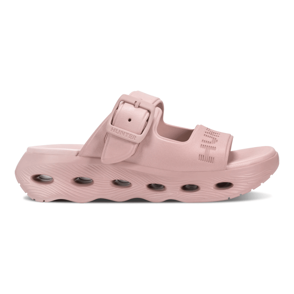 Hunter Greta Instapsandalen Voor Dames Met Open Teen, Casual, Lichtroze