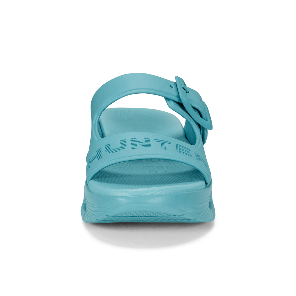 Hunter Greta Slip-on Sandalen Met Open Teen Voor Dames, Turquoise