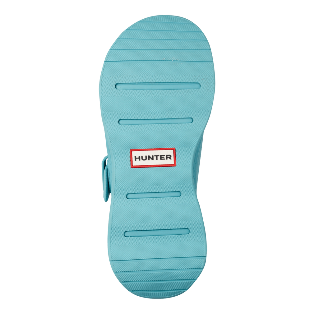 Hunter Greta Slip-on Sandalen Met Open Teen Voor Dames, Turquoise