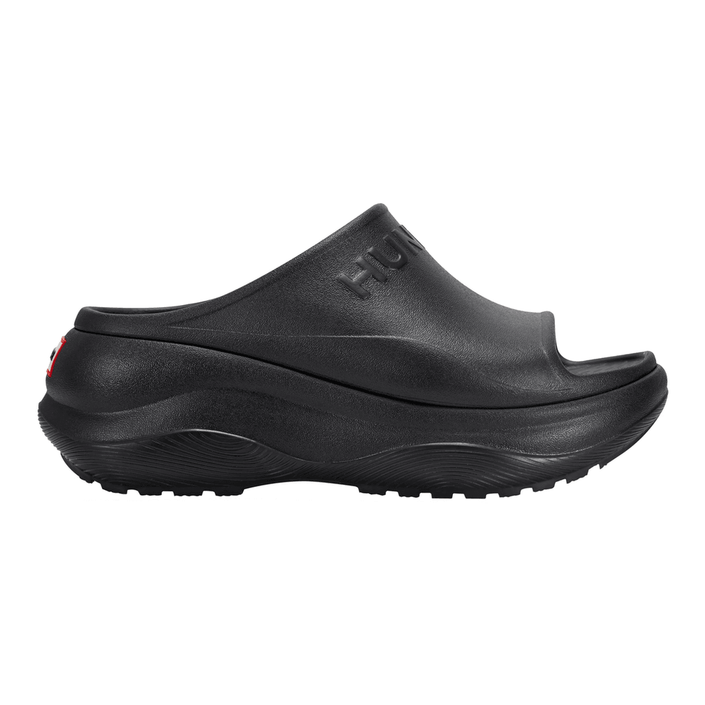 Hunter Haddie Instapsandalen Met Open Teen Voor Dames, Zwart, Voor Dagelijks Gebruik