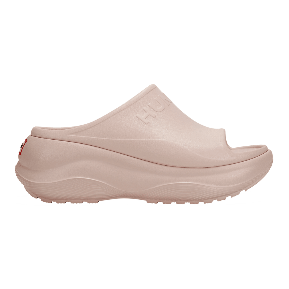 Hunter Haddie Slip-on Sandalen Voor Dames Met Open Teen, Licht Naturel