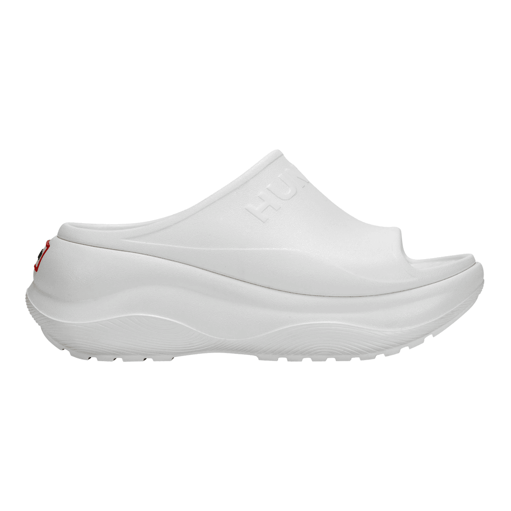 Hunter Haddie Slip-on Sandalen Met Open Teen Voor Dames, Wit