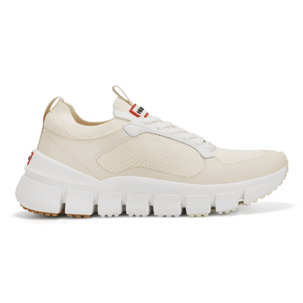 Hunter Irena Casual Sneakers Met Veters Voor Dames, Licht Naturel