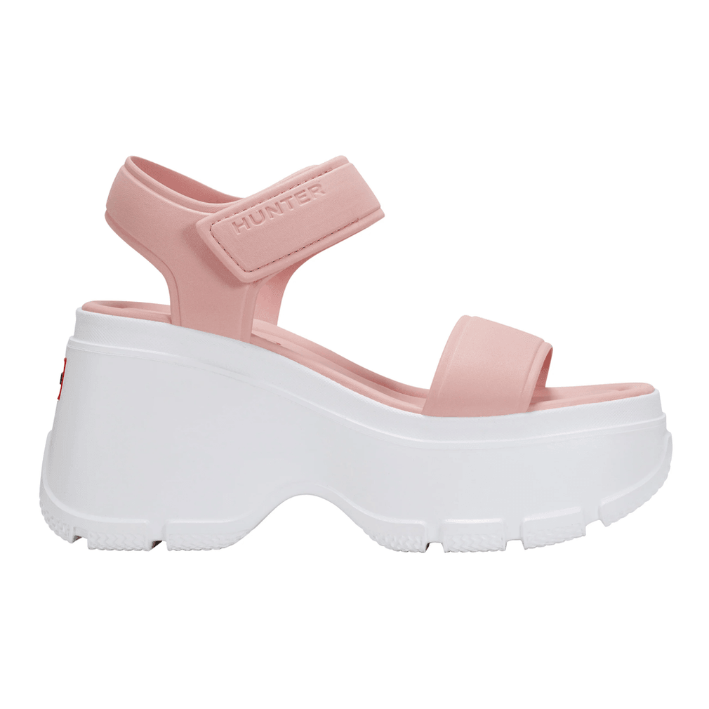 Hunter Abel Casual Platform Wedge Sandalen Voor Dames, Lichtroze