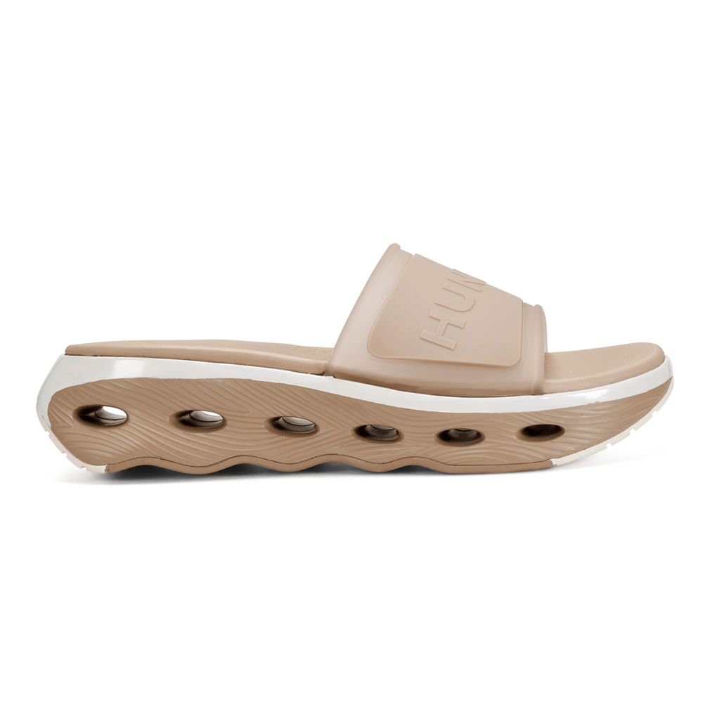 Hunter Geneva Slip-on Casual Sandalen Voor Dames, Medium Natural