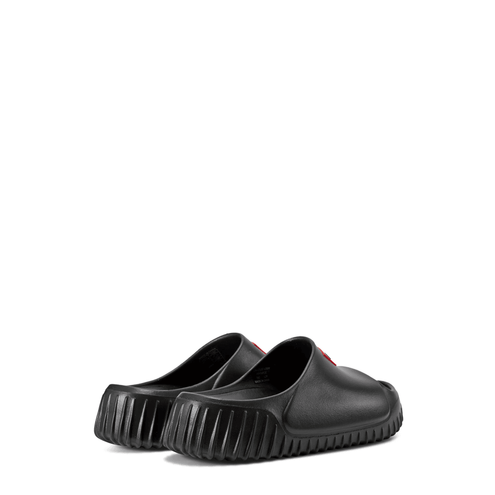 Hunter Faroe Casual Slip-on Platte Sandalen Voor Dames, Zwart