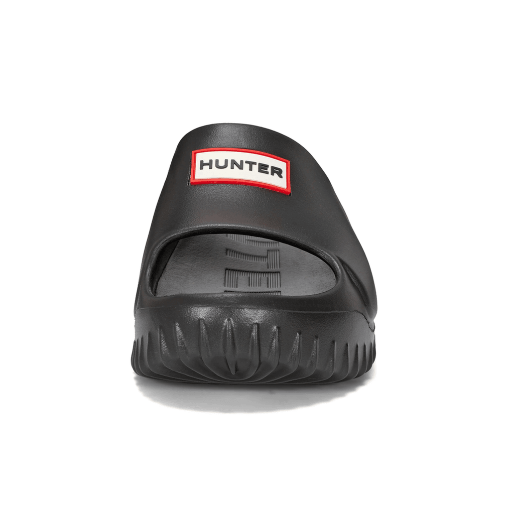 Hunter Faroe Casual Slip-on Platte Sandalen Voor Dames, Zwart