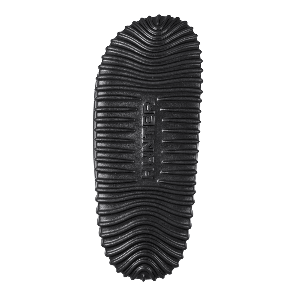 Hunter Faroe Casual Slip-on Platte Sandalen Voor Dames, Zwart