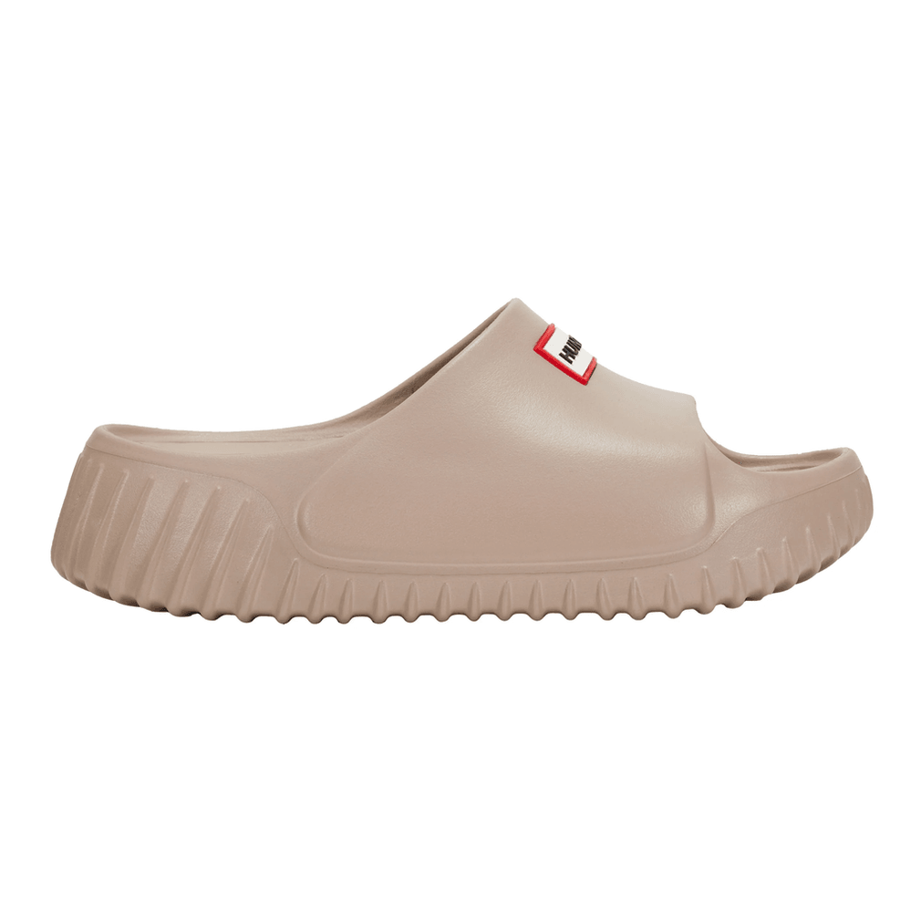 Hunter Dames Faroe Casual Slip-on Platte Sandalen Licht Naturel