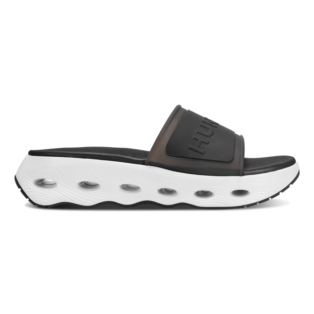 Hunter Geneva Slip-on Casual Sandalen Voor Dames, Zwart